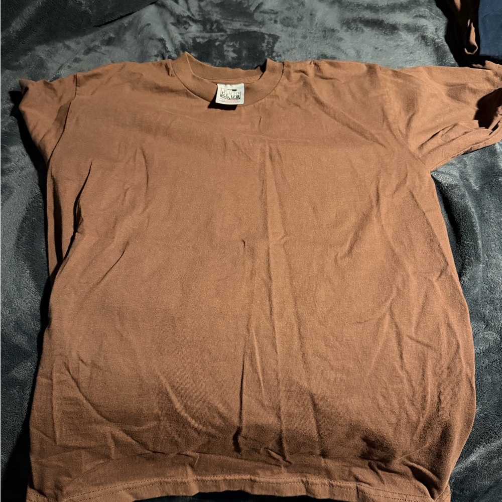 Brown Short Sleeve Men's Tee